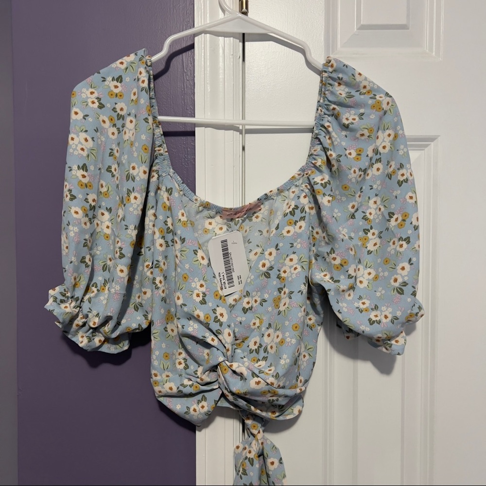 Floral Crop Top